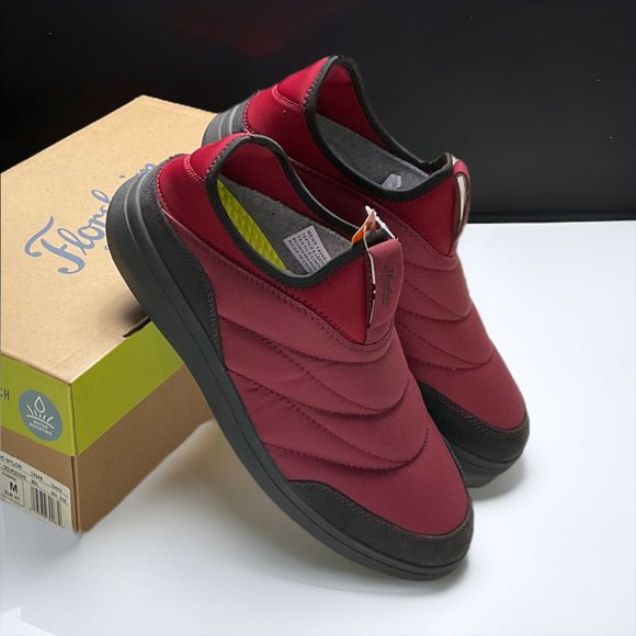 Mens Florsheim Java Moc Toe Nylon - Burgundy main image 4